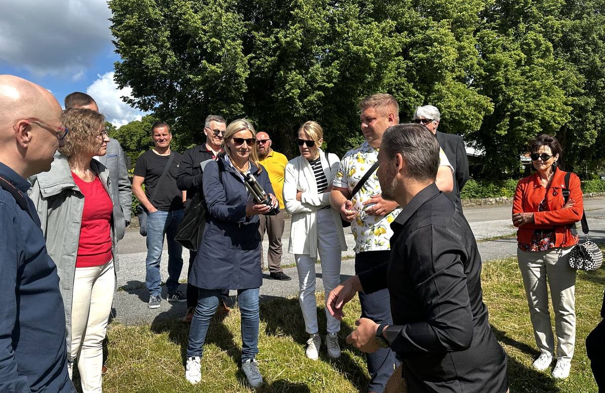 Möte och arbete på plats i Veberöd